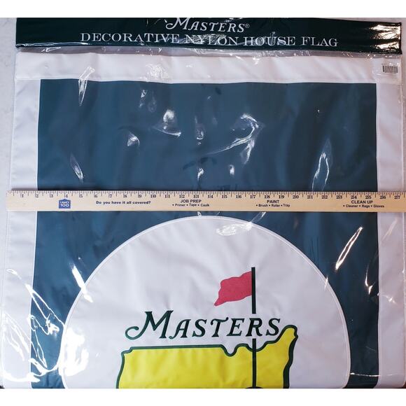 NEW The Masters Golf Decorative Nylon House Flag 25.5" X 41.5" Embroidered - Picture 3 of 7